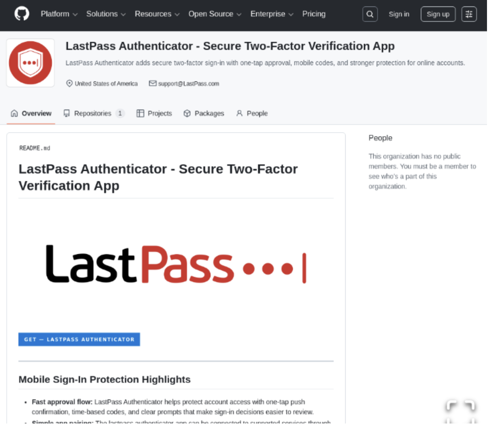 lastpass-fake page